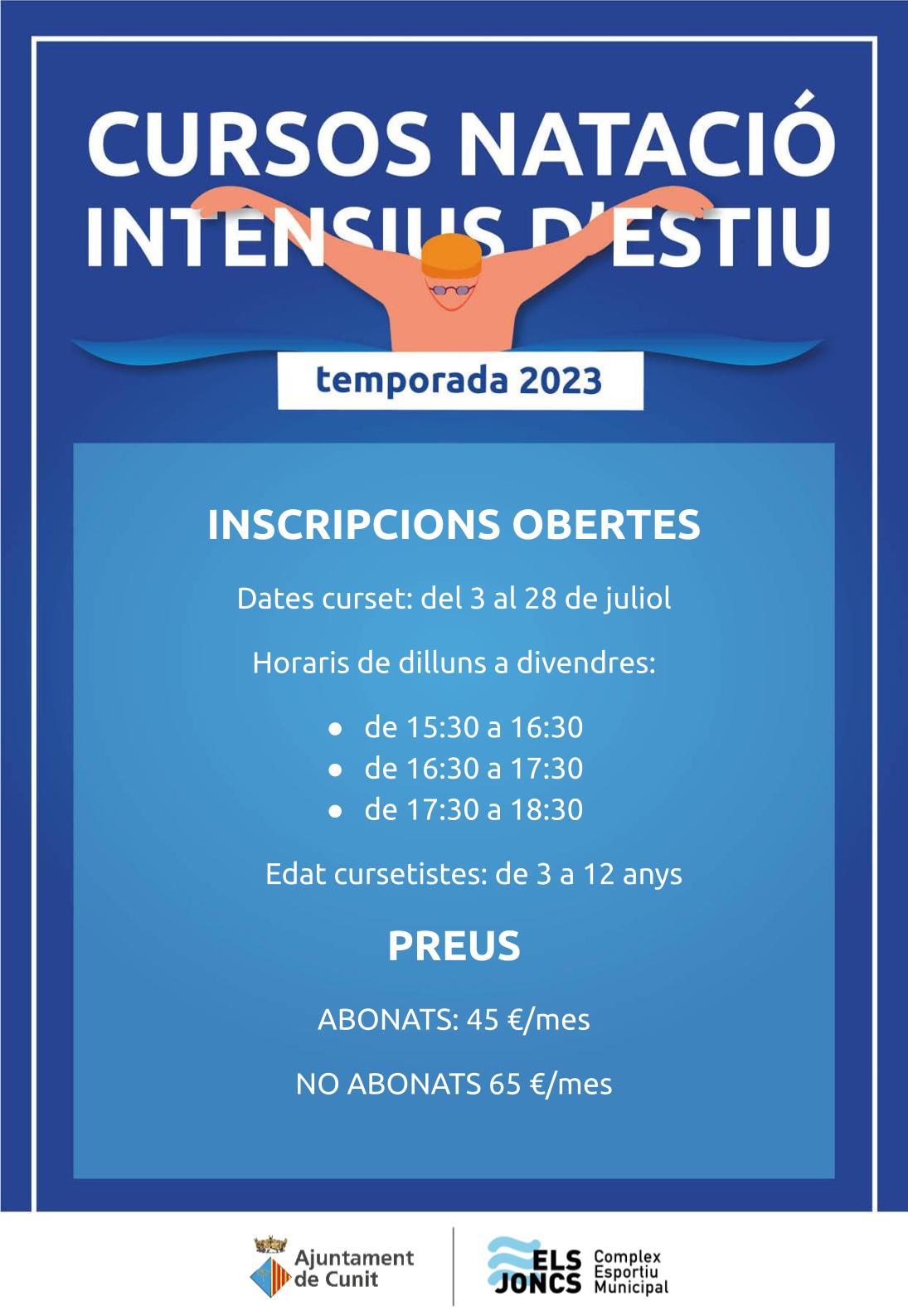 Cursets intensius natació 2023